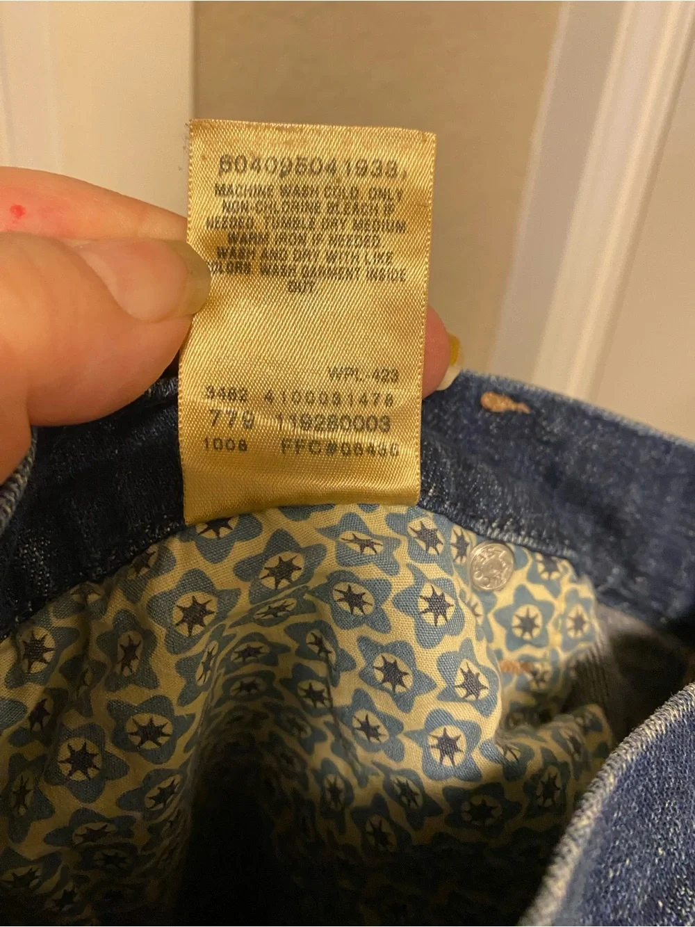 Levis Jeans 11 Juniors Straight Leg 424 Stretch Blue Denim Y2K 2008